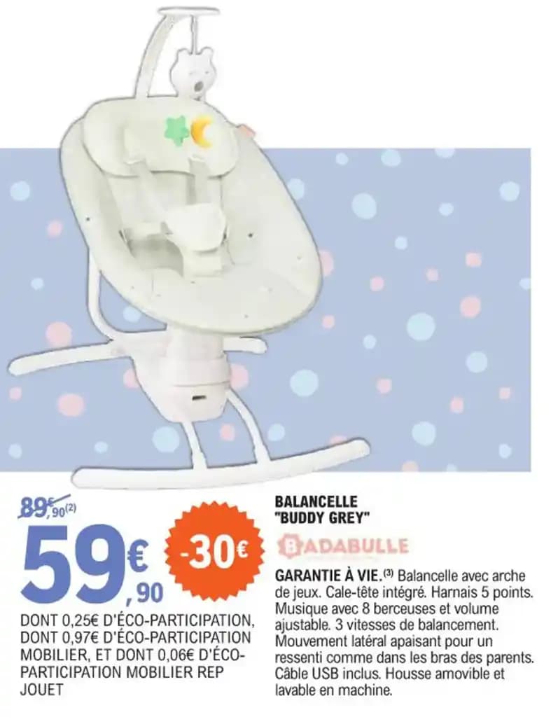 BALANCELLE "BUDDY GREY"