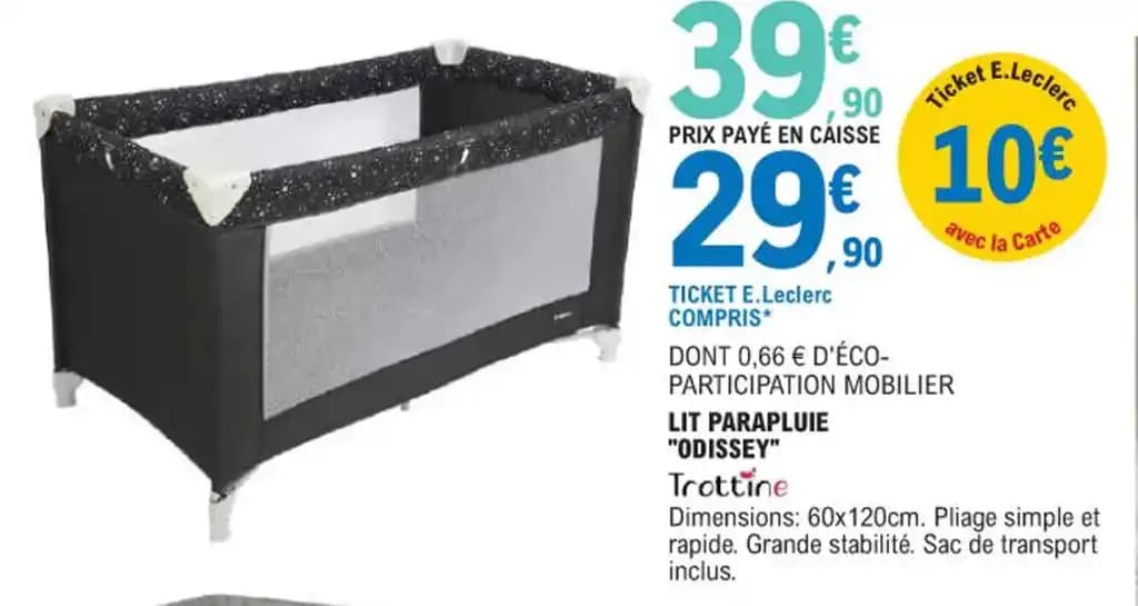 LIT PARAPLUIE "ODISSEY"