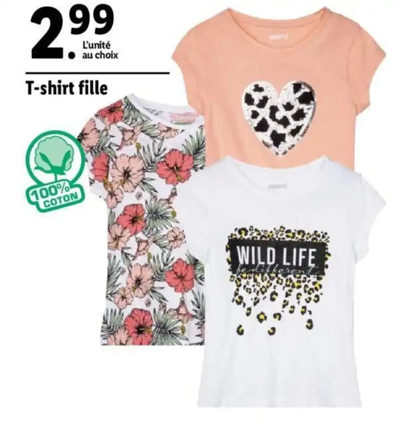 T-shirt fille