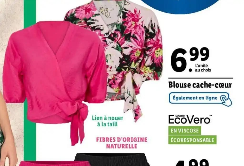 Blouse cache-cœur