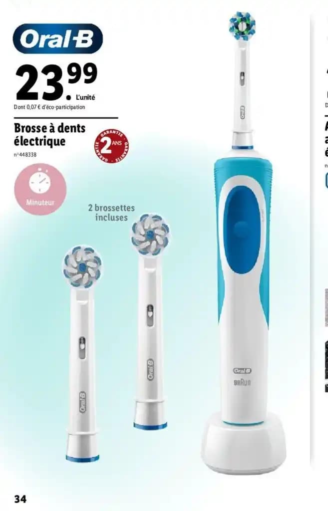 Brosse à dents électrique