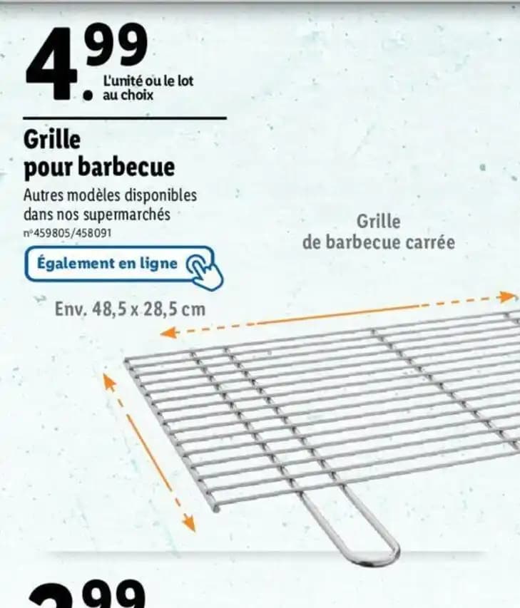 Grille pour barbecue