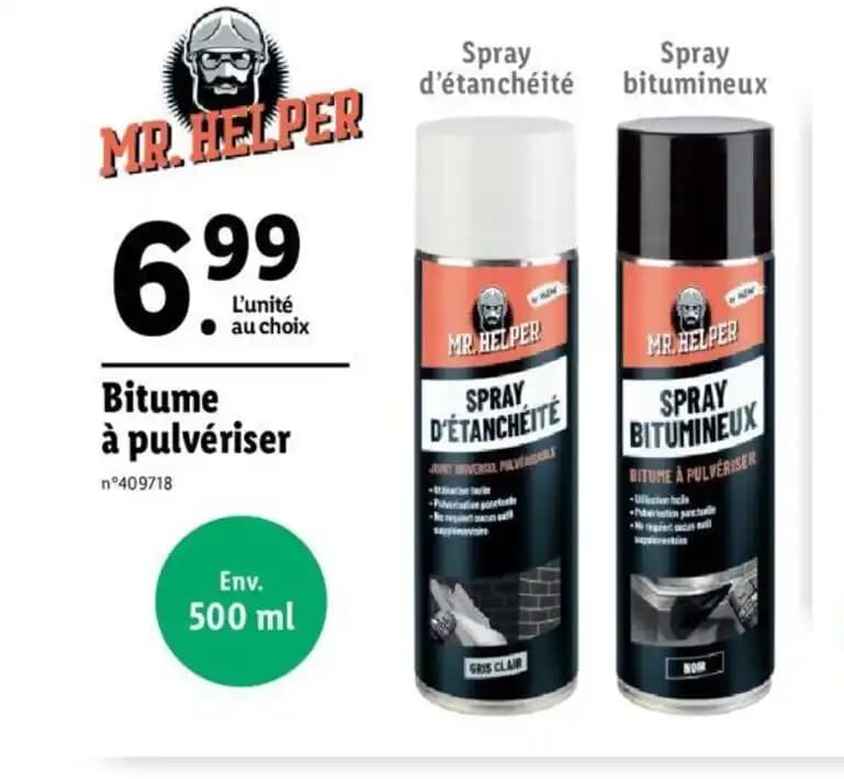 Bitume à pulvériser