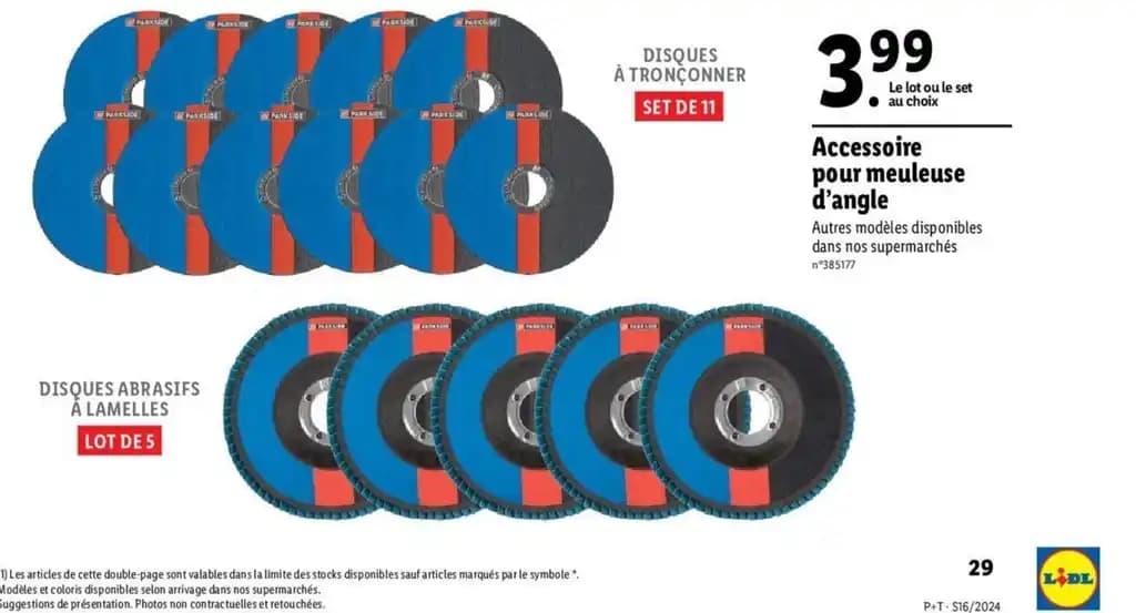 Accessoire pour meuleuse