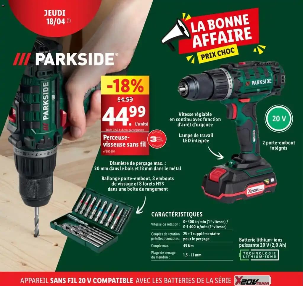 Perceuse- visseuse sans fil