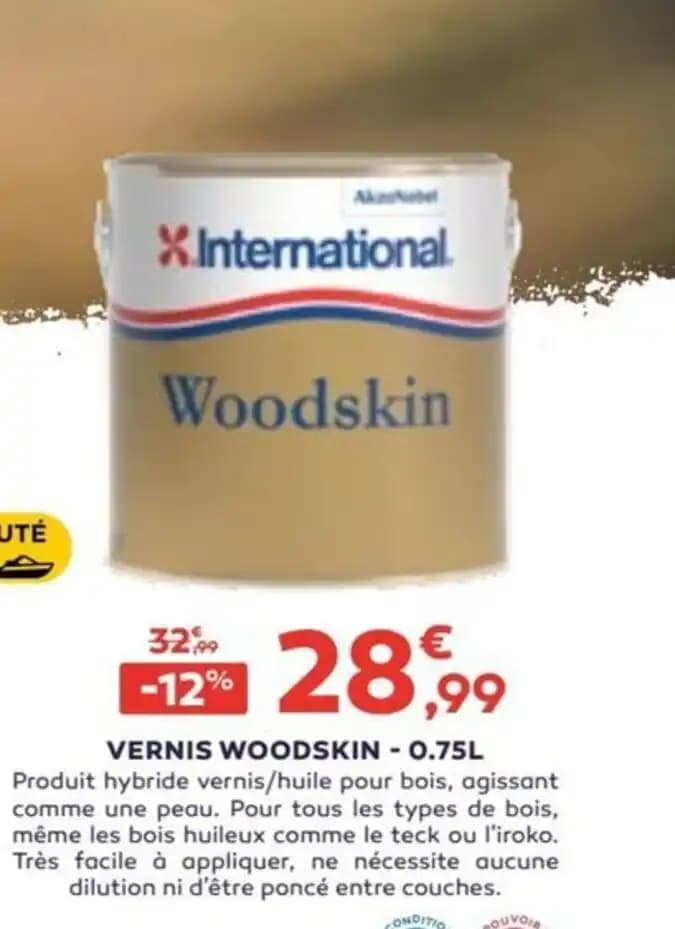 VERNIS WOODSKIN - 0.75L