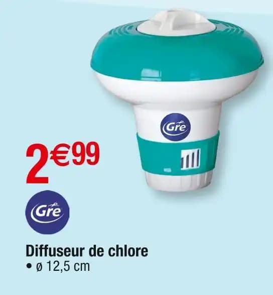 Gre Diffuseur de chlore