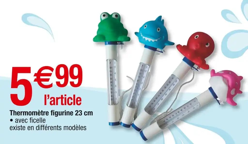 Thermomètre figurine 23 cm