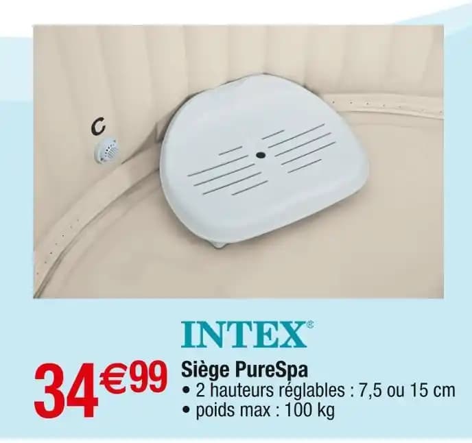 INTEX Siège PureSpa