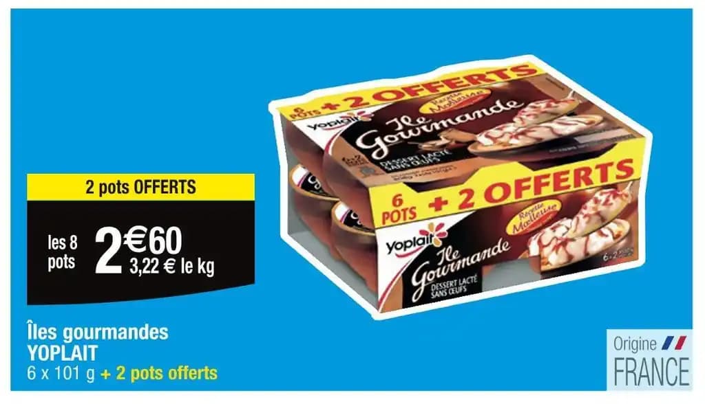 YOPLAIT Îles gourmandes