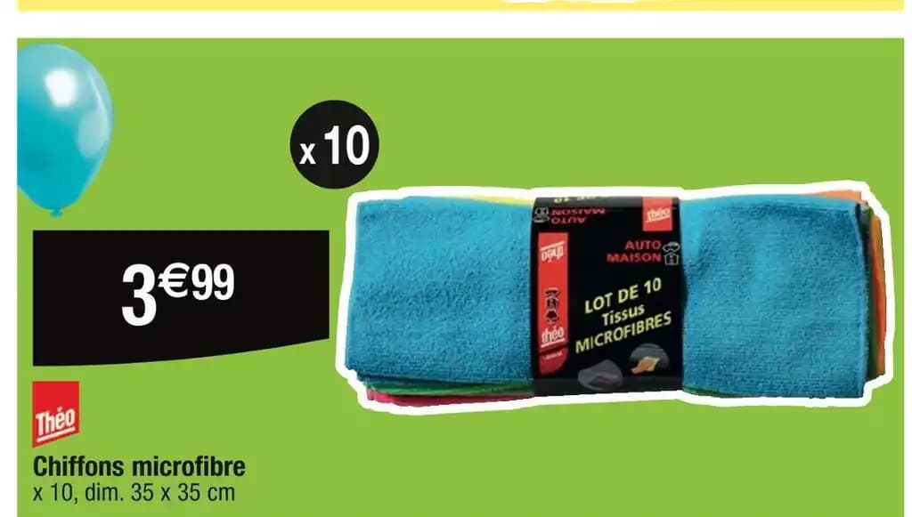 THÊO Chiffons microfibre