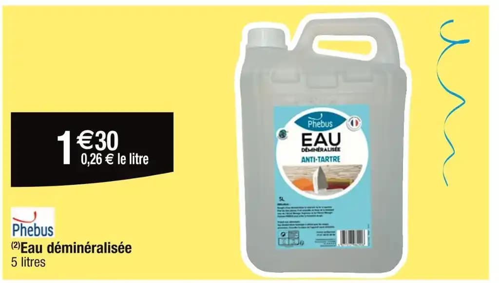 Phebus (2)Eau déminéralisée