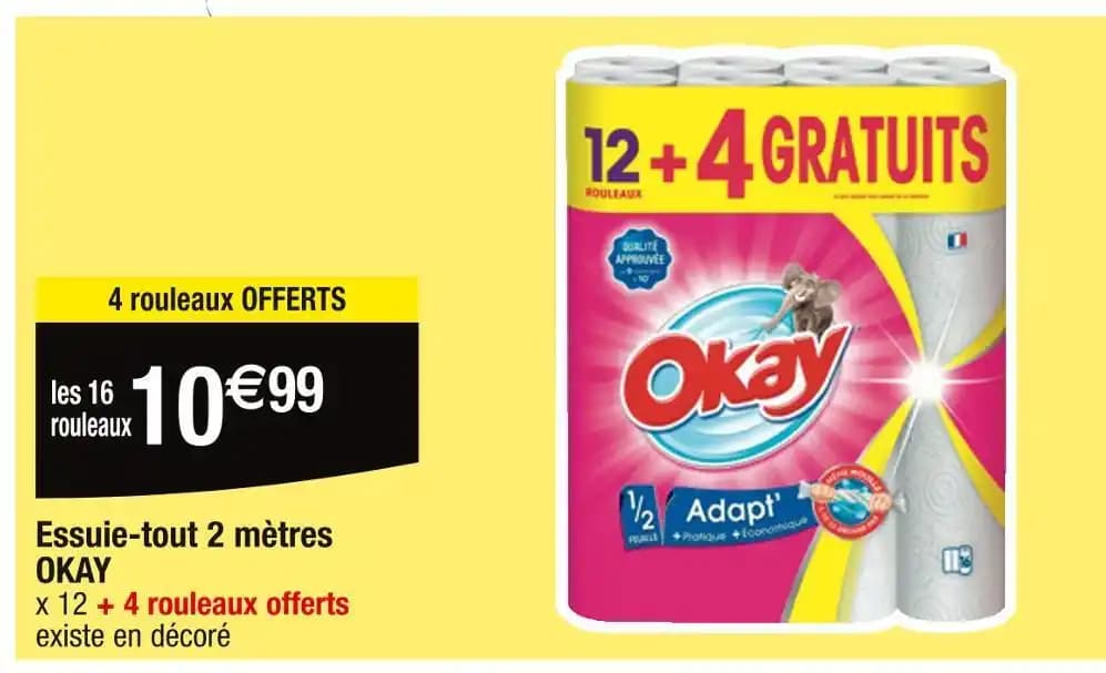 OKAY Essuie-tout 2 mètres