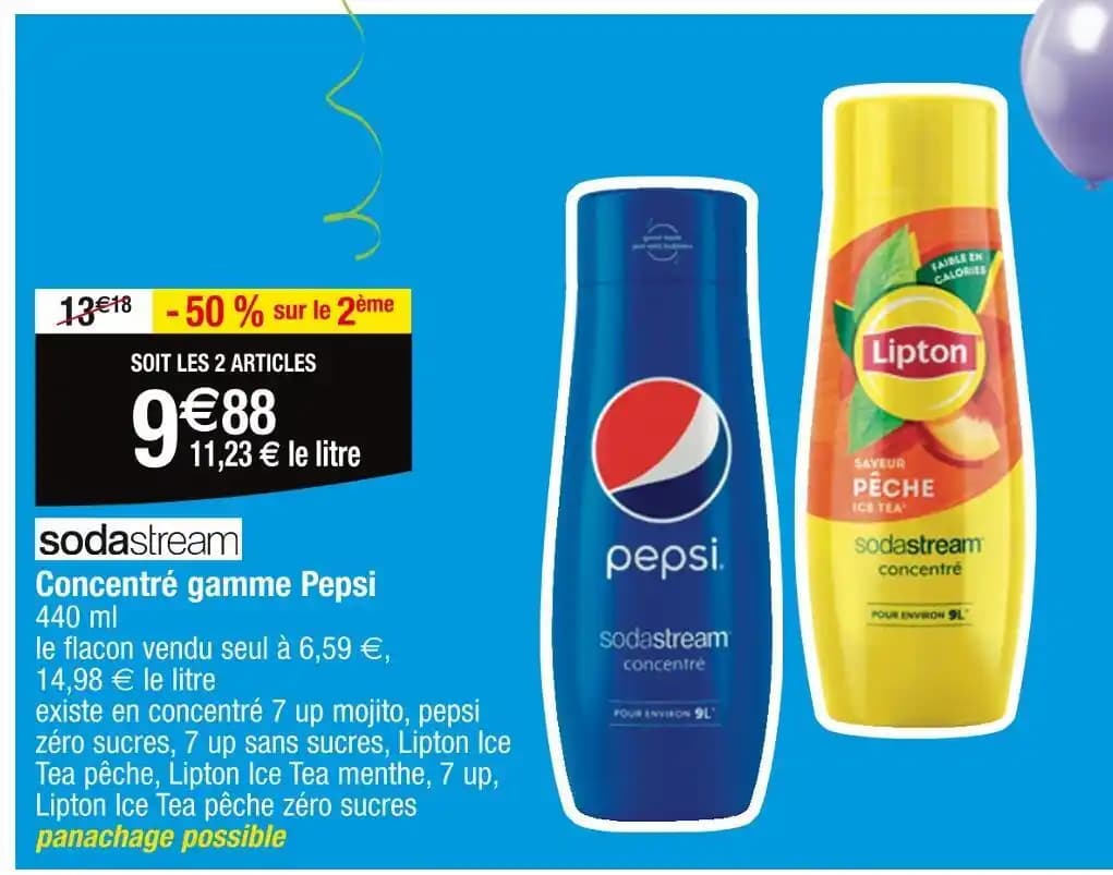 sodastream Concentré gamme