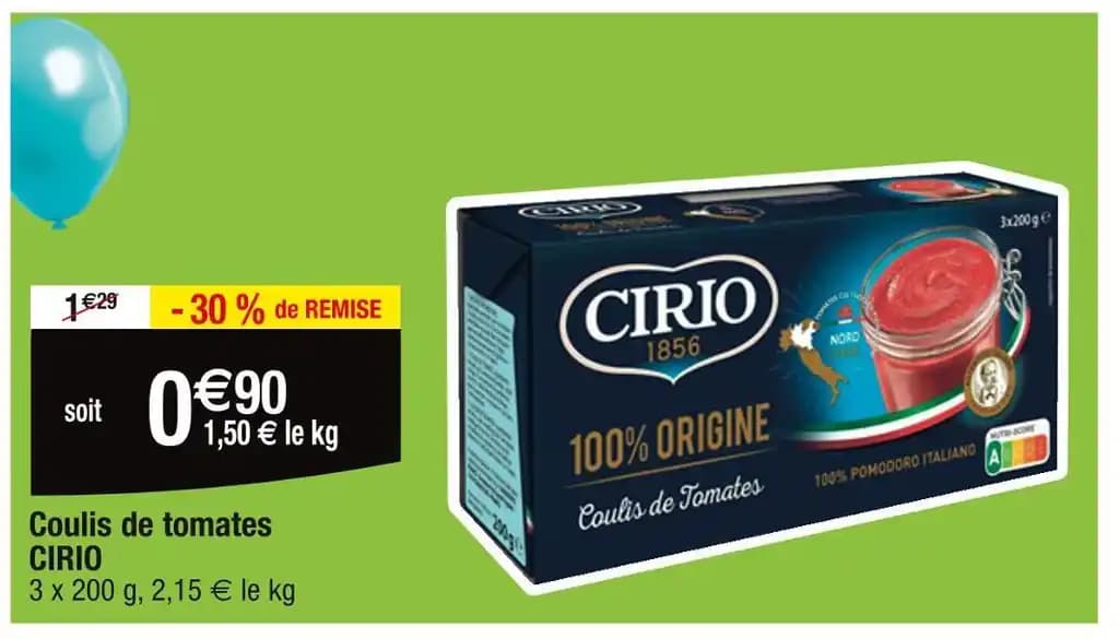 CIRIO Coulis de tomates
