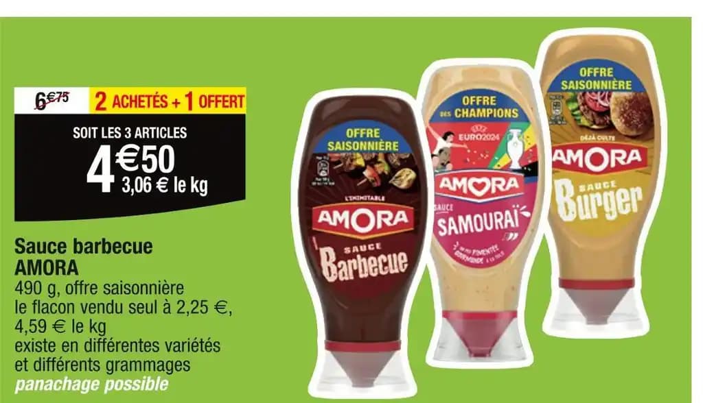 AMORA Sauce barbecue