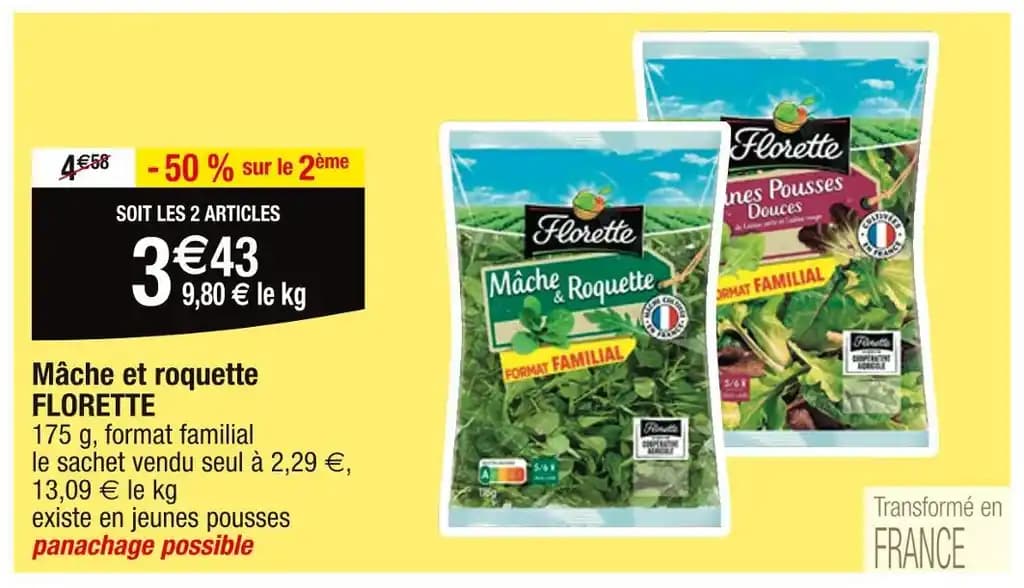 FLORETTE Mâche et roquette