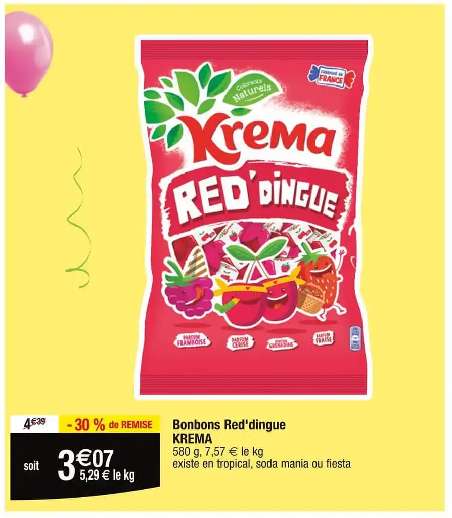 KREMA Bonbons Red'dingue