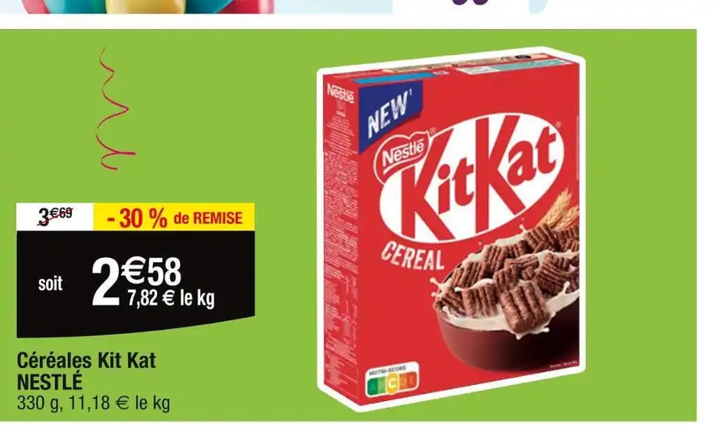 NESTLÉ Céréales Kit Kat