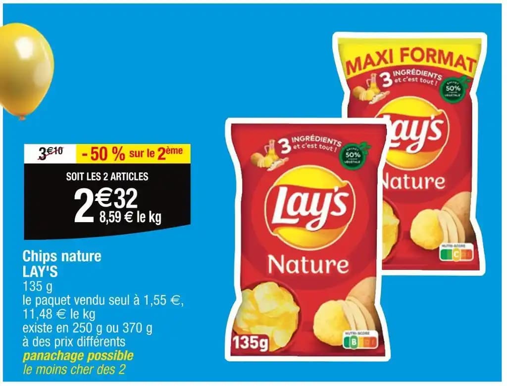 LAY'S Chips nature