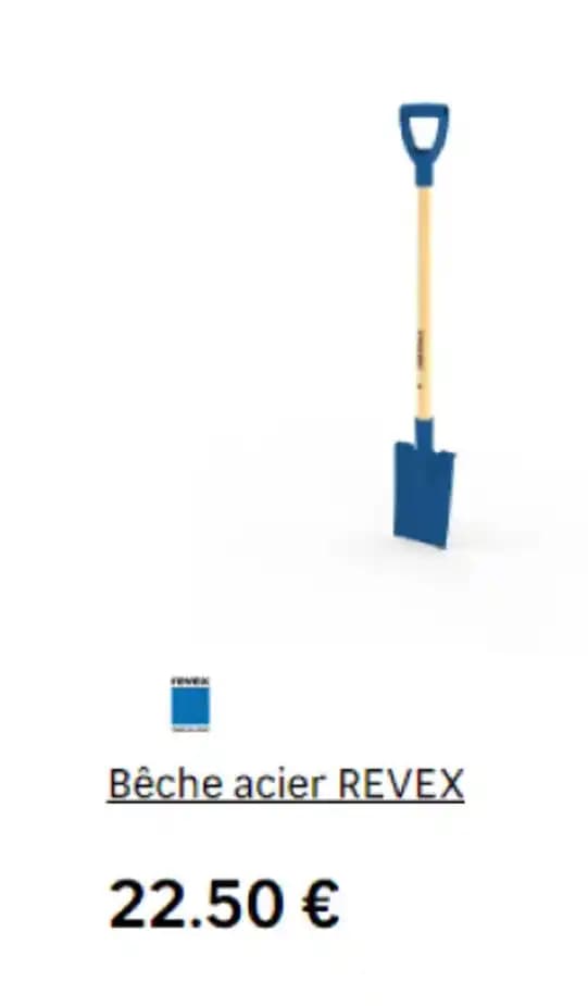 Bêche acier REVEX