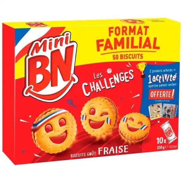 Biscuits Fourrés Mini Bn