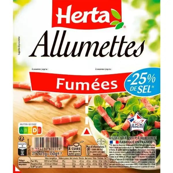 Allumettes Fumées Herta