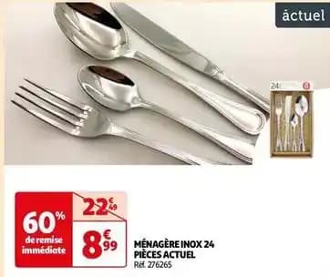 Actuel - ménagère inox