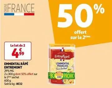 Entremont - emmental rape