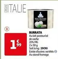 Italie - burrata