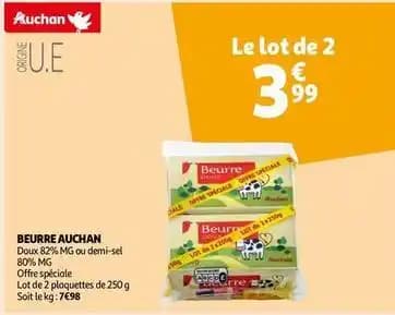 Auchan - beurre