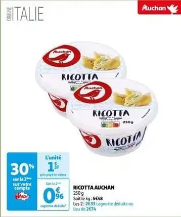 Auchan - ricotta