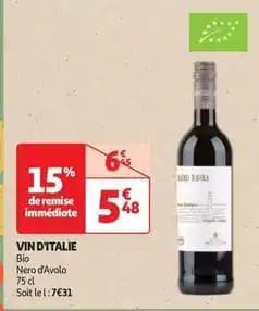 Nero d'avola - vin d'italie