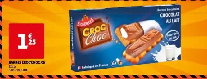 Croc'choc - barres