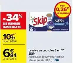 Lessive en capsules