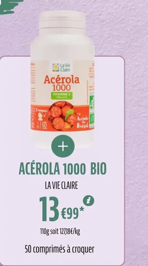 ACÉROLA 1000 BIO