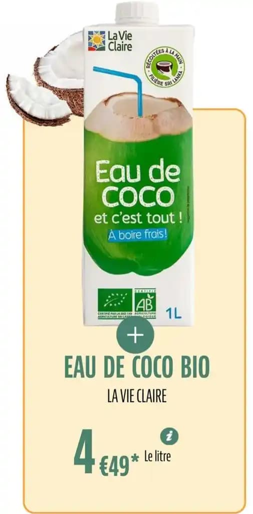 EAU DE COCO BIO