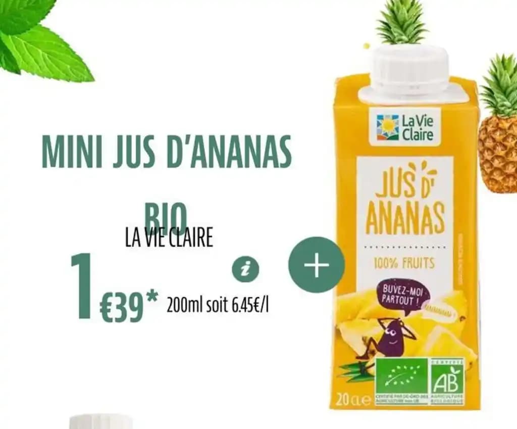 MINI JUS D'ANANAS