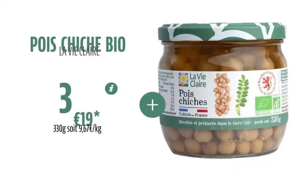 POIS CHICHE BIO