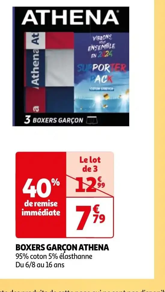 BOXERS GARÇON ATHENA