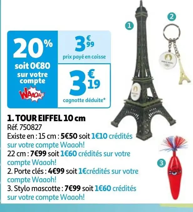 1. TOUR EIFFEL 10 cm
