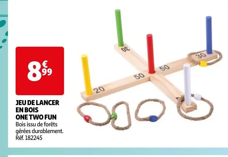 JEU DE LANCER EN BOIS