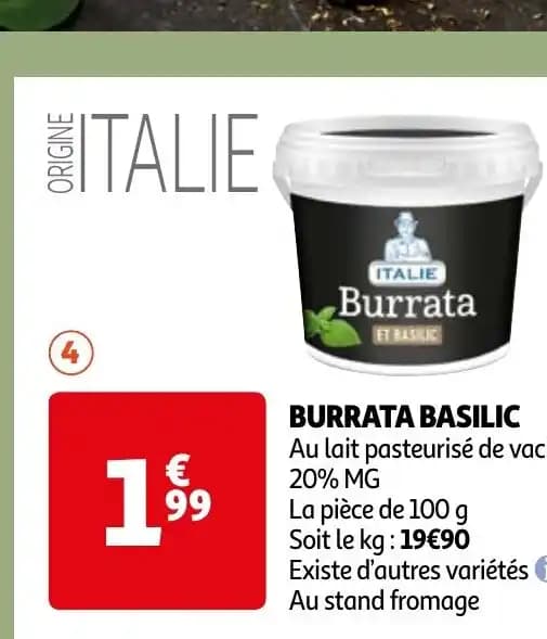 BURRATA BASILIC