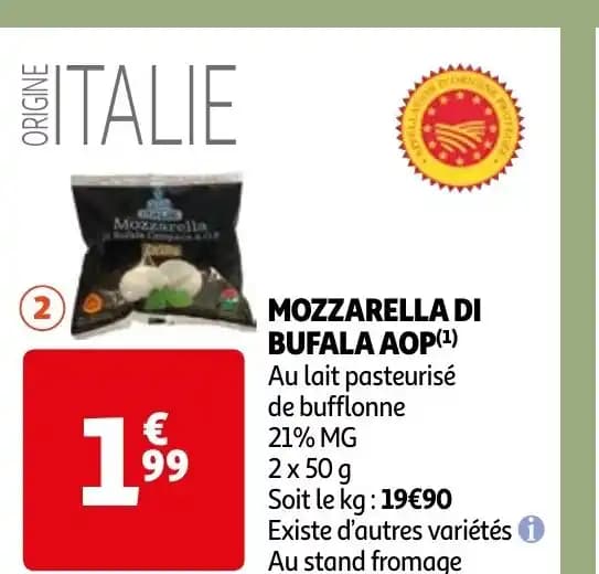 MOZZARELLA DI BUFALA AOP