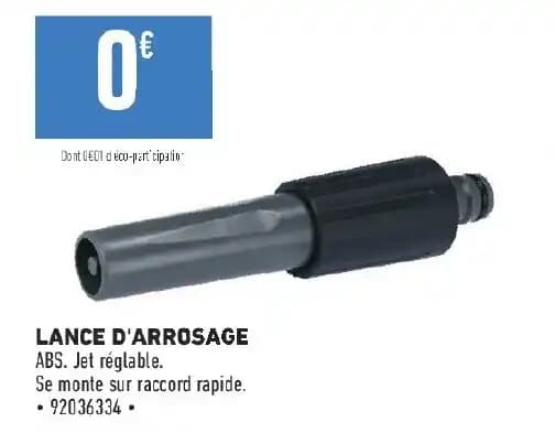 LANCE D'ARROSAGE
