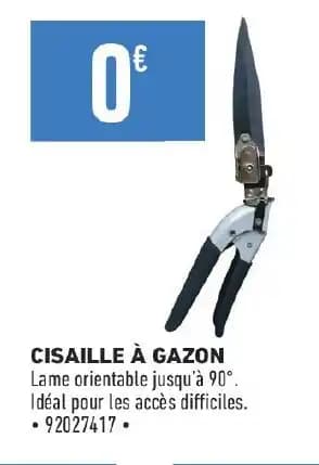 CISAILLE À GAZON