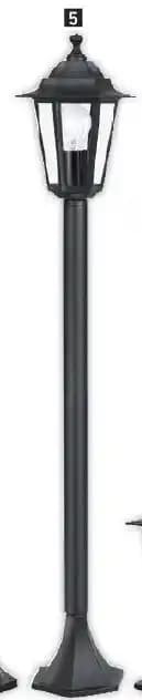 Noir - Lampadaire