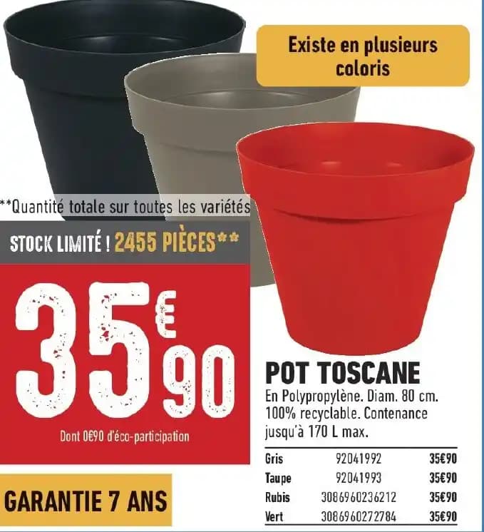 POT TOSCANE
