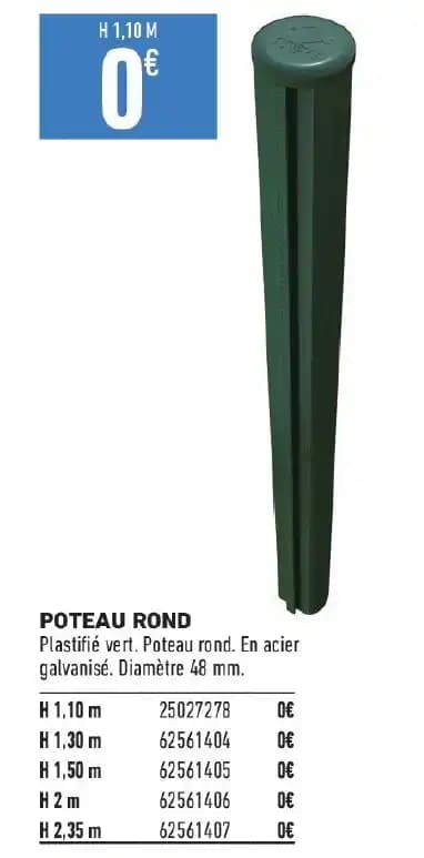 POTEAU ROND