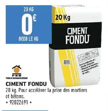 CIMENT FONDU
